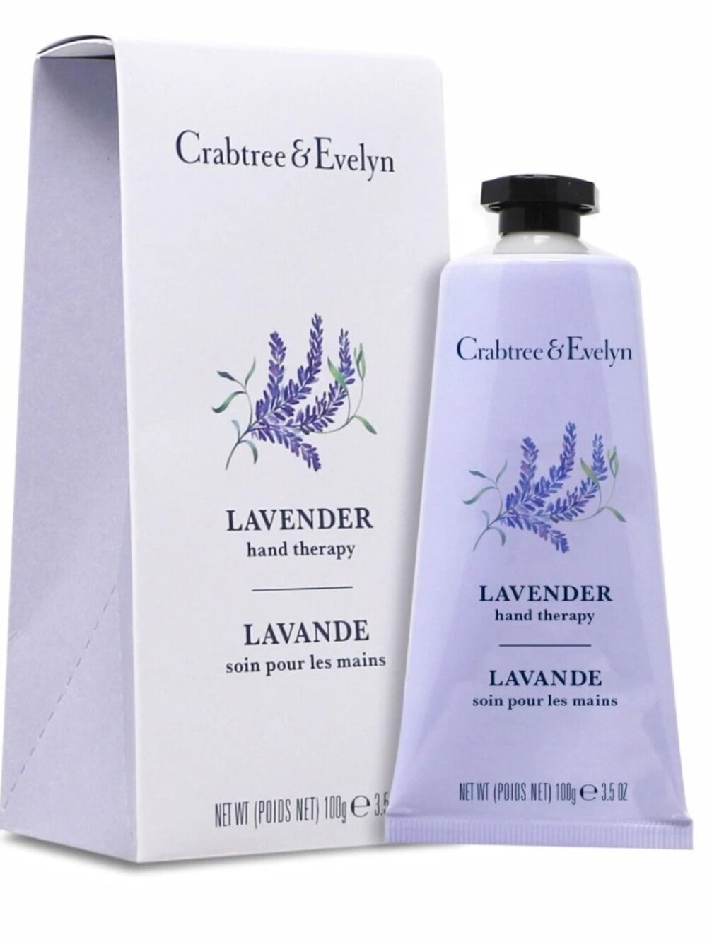 CRABTREE & EVELYN Rich Hand Therapy Cream Lavender Scented 3.5 Oz NEW In BOX